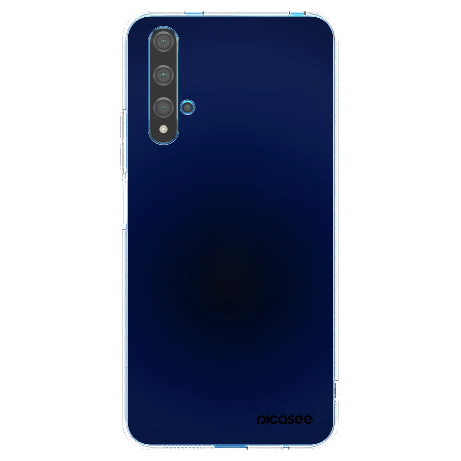 Picasee Huawei Nova 5T Hülle - Transparentes Silikon - Deep Ocean