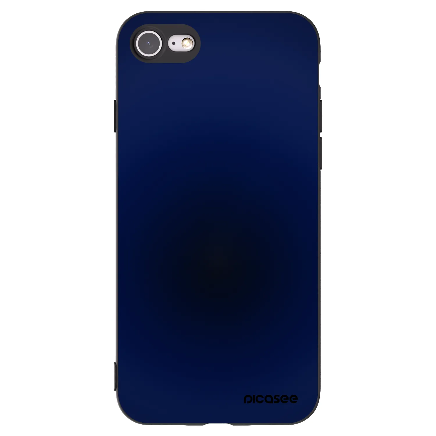 Picasee Apple iPhone SE 2020 Hülle - Schwarzes Silikon - Deep Ocean