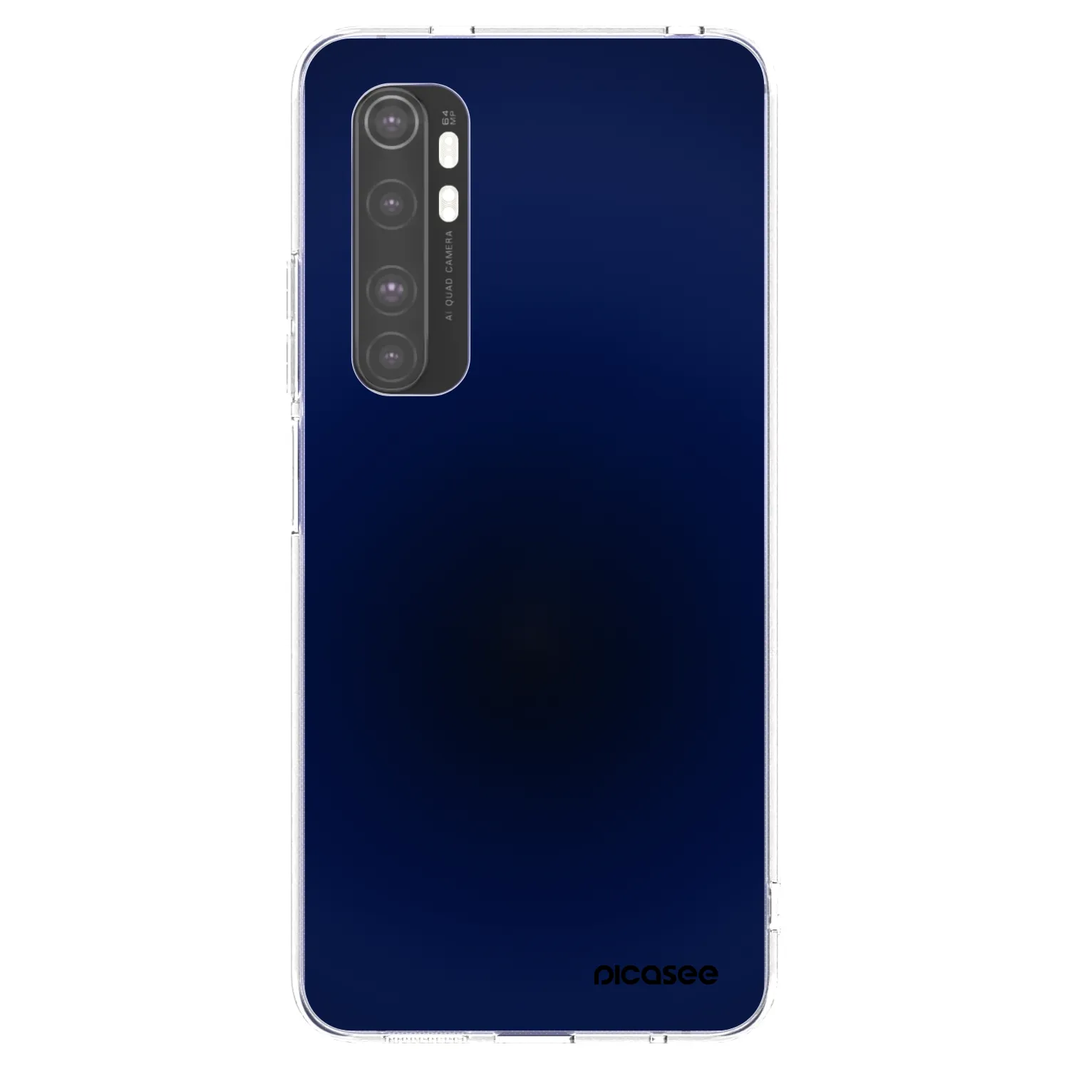Picasee Xiaomi Mi Note 10 Lite Hülle - Transparentes Silikon - Deep Ocean