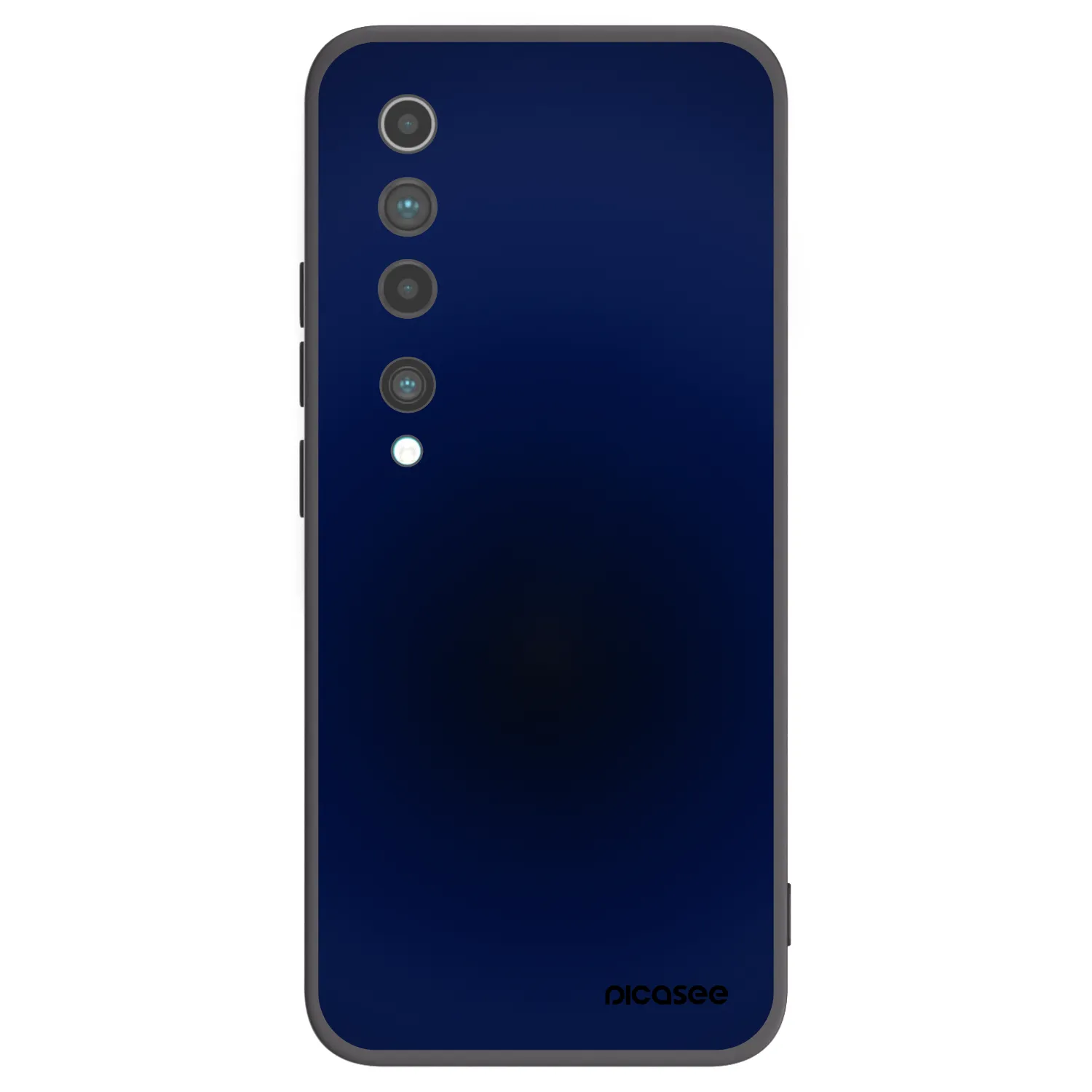 Picasee Xiaomi Mi 10 Hülle - Schwarzes Silikon - Deep Ocean