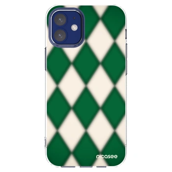 Picasee Apple iPhone 12 mini Hülle - Transparentes Silikon - Emerald Diamond