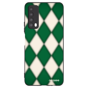 Picasee Huawei P Smart 2021 Hülle - Schwarzes Silikon - Emerald Diamond