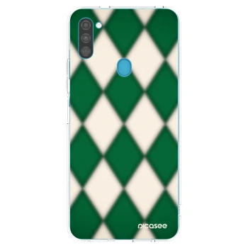 Picasee Samsung Galaxy M11 Hülle - Transparentes Silikon - Emerald Diamond