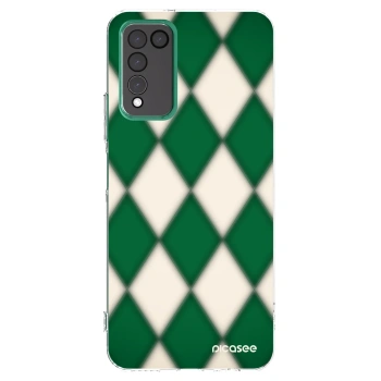 Picasee Honor 10X Lite Hülle - Transparentes Silikon - Emerald Diamond
