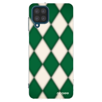 Picasee Samsung Galaxy A12 A125F Hülle - Transparentes Silikon - Emerald Diamond