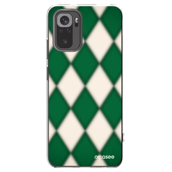Picasee Xiaomi Redmi Note 10 Hülle - Transparentes Silikon - Emerald Diamond
