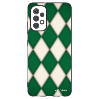 Picasee Samsung Galaxy A32 5G A326B Hülle - Schwarzes Silikon - Emerald Diamond