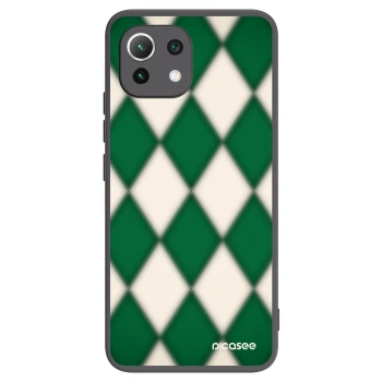 Picasee Xiaomi Mi 11 Lite Hülle - Schwarzes Silikon - Emerald Diamond