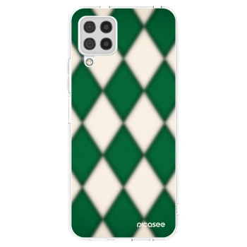 Picasee Samsung Galaxy A22 A225F 4G Hülle - Transparentes Silikon - Emerald Diamond