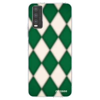 Picasee Vivo Y20s Hülle - Transparentes Silikon - Emerald Diamond