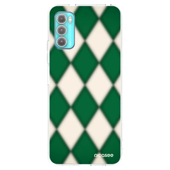 Picasee Motorola Moto G60 Hülle - Transparentes Silikon - Emerald Diamond