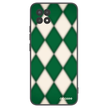 Picasee Realme 8i Hülle - Schwarzes Silikon - Emerald Diamond