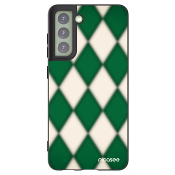 Picasee Samsung Galaxy S21 FE 5G Hülle - Schwarzes Silikon - Emerald Diamond