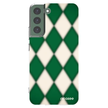 Picasee Samsung Galaxy S22+ 5G Hülle - Transparentes Silikon - Emerald Diamond