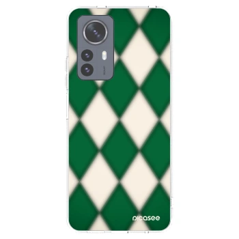 Picasee Xiaomi 12 Pro Hülle - Transparentes Silikon - Emerald Diamond