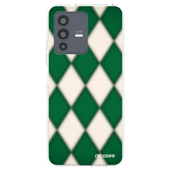 Picasee Vivo V23 5G Hülle - Transparentes Silikon - Emerald Diamond