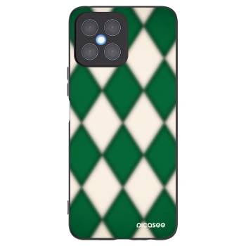 Picasee Honor X8 4G Hülle - Schwarzes Silikon - Emerald Diamond