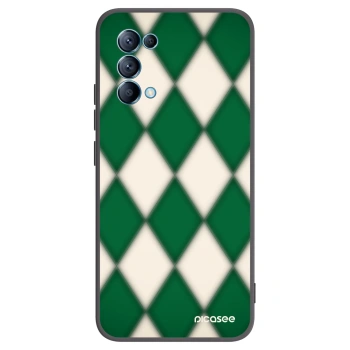 Picasee OPPO A16s Hülle - Schwarzes Silikon - Emerald Diamond