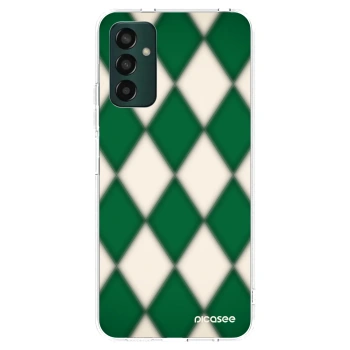 Picasee Samsung Galaxy M13 M135F Hülle - Transparentes Silikon - Emerald Diamond