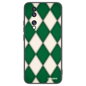 Picasee Honor 70 Hülle - Schwarzes Silikon - Emerald Diamond