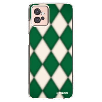Picasee Motorola Moto G32 Hülle - Transparentes Silikon - Emerald Diamond