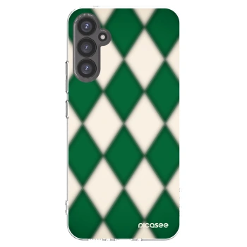 Picasee Samsung Galaxy A34 5G A346B Hülle - Transparentes Silikon - Emerald Diamond