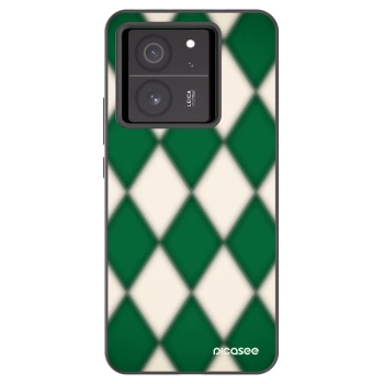 Picasee Xiaomi 13T Hülle - Schwarzes Silikon - Emerald Diamond