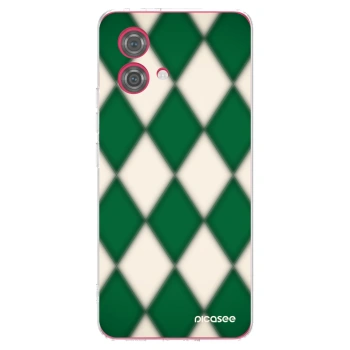 Picasee Motorola Moto G84 5G Hülle - Transparentes Silikon - Emerald Diamond