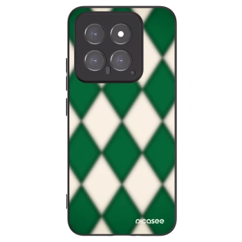 Picasee Xiaomi 14 Hülle - Schwarzes Silikon - Emerald Diamond