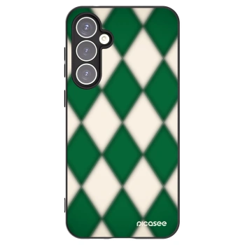 Picasee Samsung Galaxy S23 FE S711B Hülle - Schwarzes Silikon - Emerald Diamond