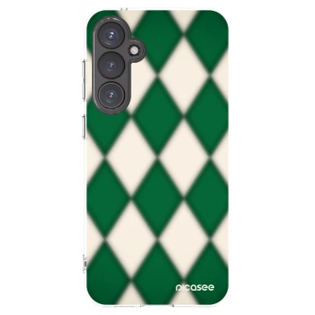 Picasee Samsung Galaxy S23 FE S711B Hülle - Transparentes Silikon - Emerald Diamond