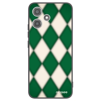 Picasee Xiaomi Redmi 12 5G Hülle - Schwarzes Silikon - Emerald Diamond