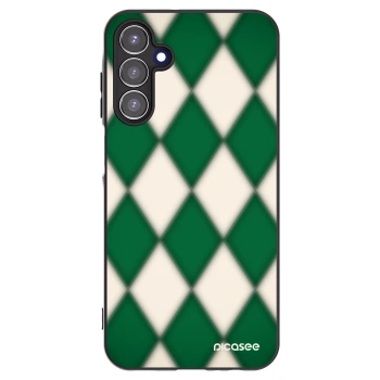 Picasee Samsung Galaxy A15 A155F 4G Hülle - Schwarzes Silikon - Emerald Diamond