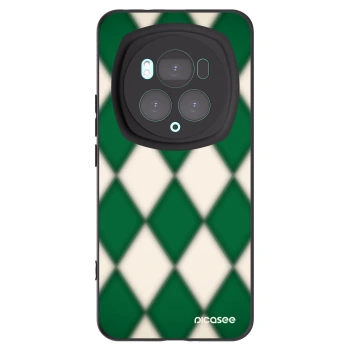 Picasee Honor Magic6 Pro Hülle - Schwarzes Silikon - Emerald Diamond