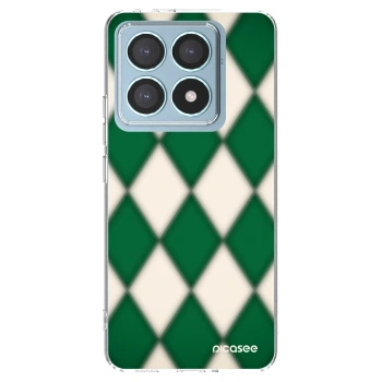 Picasee Xiaomi 14T Pro Hülle - Transparentes Silikon - Emerald Diamond