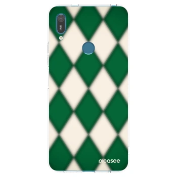 Picasee Huawei Y7 2019 Hülle - Transparentes Silikon - Emerald Diamond