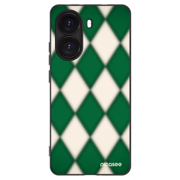 Picasee Xiaomi Poco X7 Pro 5G Hülle - Schwarzes Silikon - Emerald Diamond