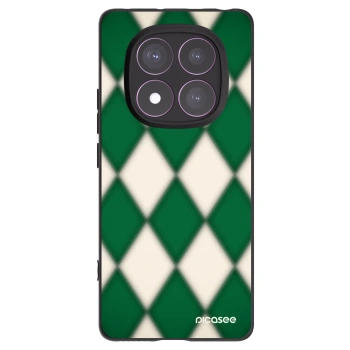 Picasee Xiaomi Redmi Note 14 Pro 4G Hülle - Schwarzes Silikon - Emerald Diamond