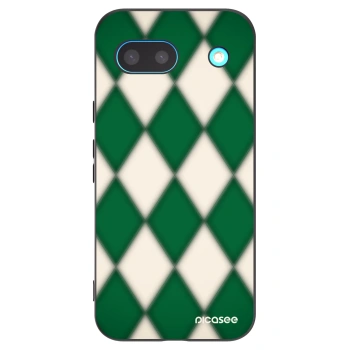 Picasee Google Pixel 8 Hülle - Schwarzes Silikon - Emerald Diamond