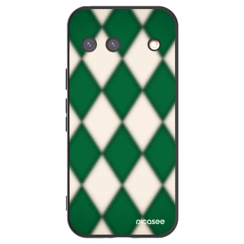 Picasee Google Pixel 9 Hülle - Schwarzes Silikon - Emerald Diamond