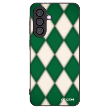 Picasee Samsung Galaxy A36 5G Hülle - Schwarzes Silikon - Emerald Diamond