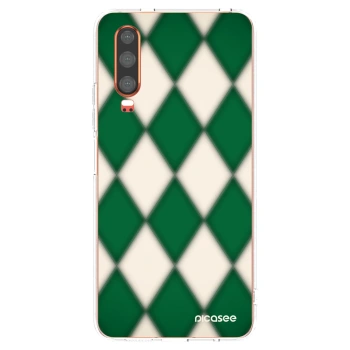 Picasee Huawei P30 Hülle - Transparentes Silikon - Emerald Diamond
