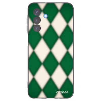 Picasee Samsung Galaxy A17 5G Hülle - Schwarzes Silikon - Emerald Diamond