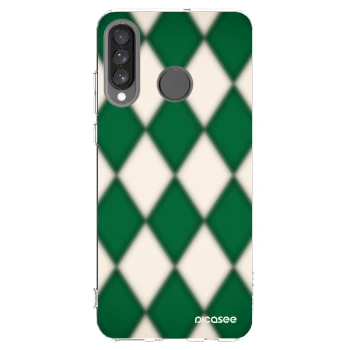 Picasee Huawei P30 Lite Hülle - Transparentes Silikon - Emerald Diamond