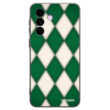Picasee Samsung Galaxy A57 5G Hülle - Schwarzes Silikon - Emerald Diamond