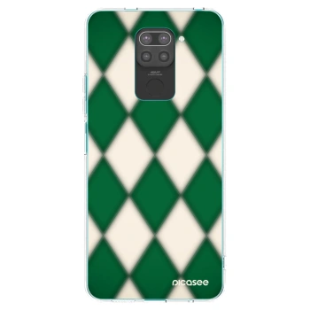 Picasee Xiaomi Redmi Note 9 Hülle - Schwarzes Silikon - Emerald Diamond