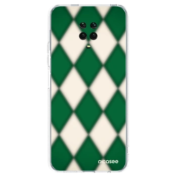 Picasee Xiaomi Redmi Note 9S Hülle - Transparentes Silikon - Emerald Diamond