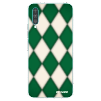 Picasee Samsung Galaxy A30s A307F Hülle - Transparentes Silikon - Emerald Diamond