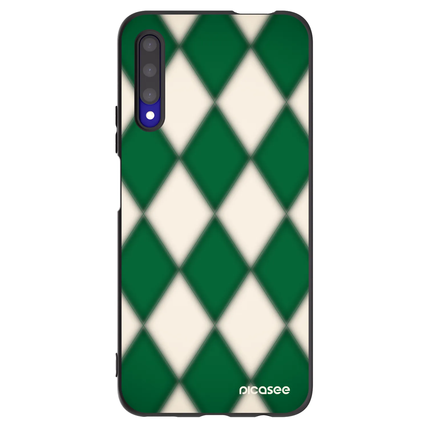Picasee Honor 9X Pro Hülle - Schwarzes Silikon - Emerald Diamond