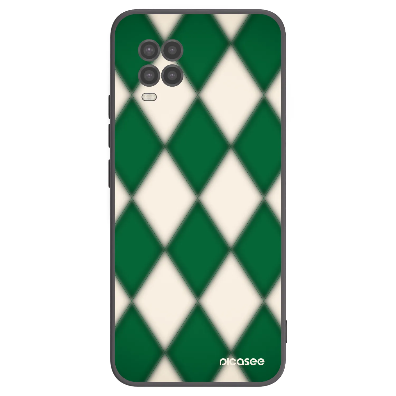 Picasee Xiaomi Mi 10 Lite Hülle - Schwarzes Silikon - Emerald Diamond